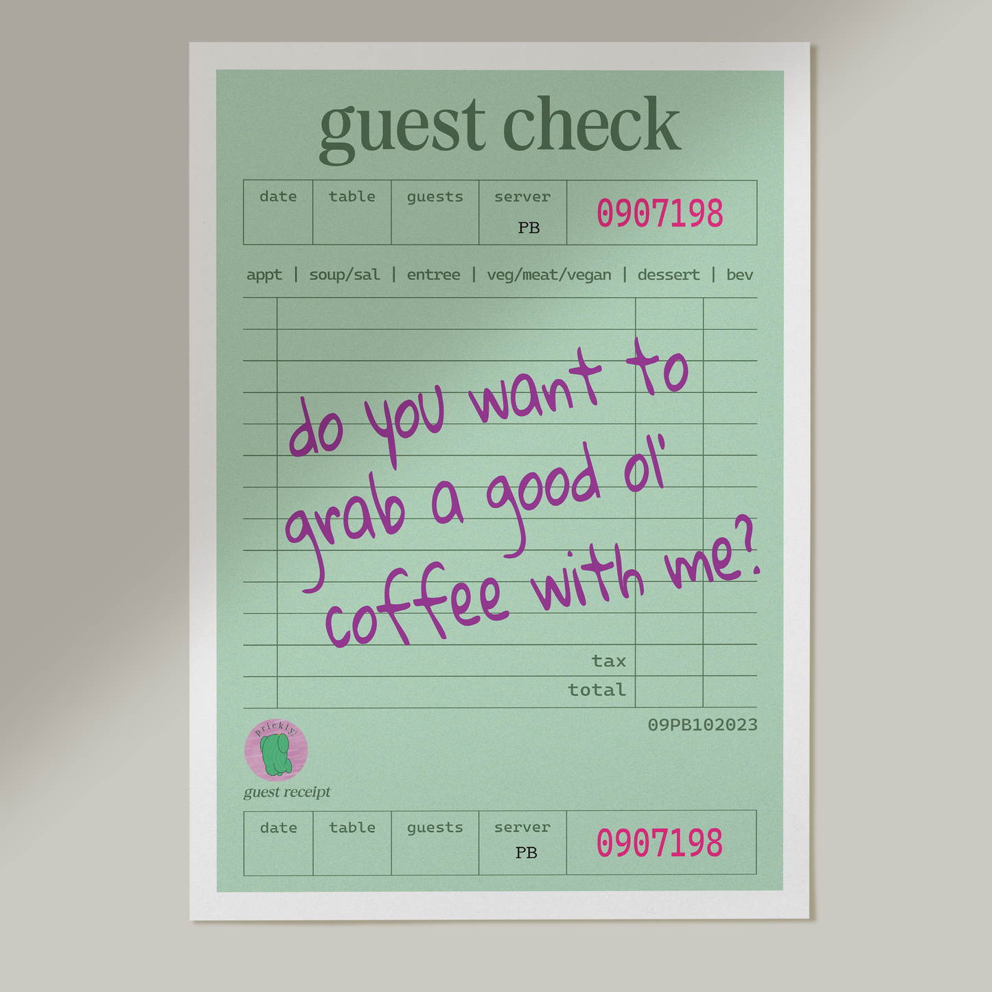 guest check