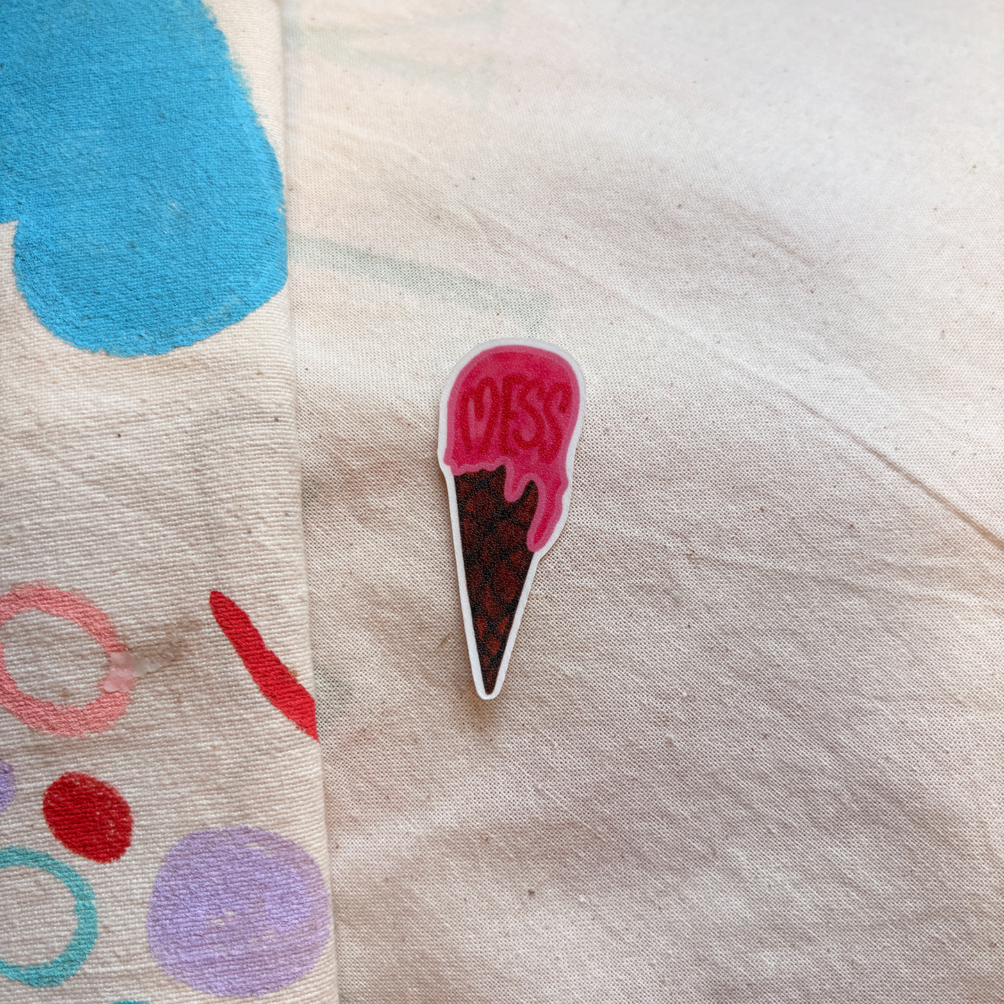 cold/mess- matte laminated vinyl sticker