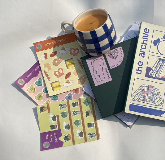 the mushi mushi sticker sheet