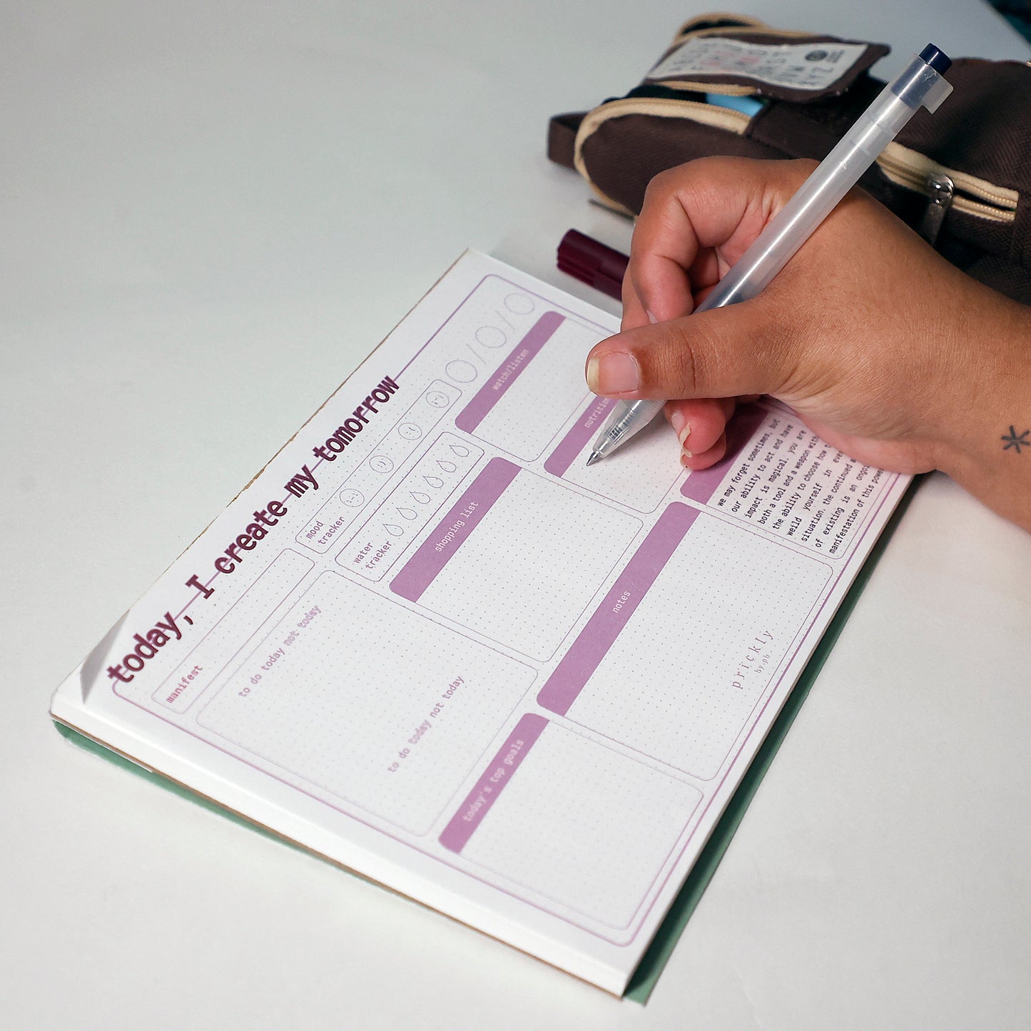 the daily planner notepad