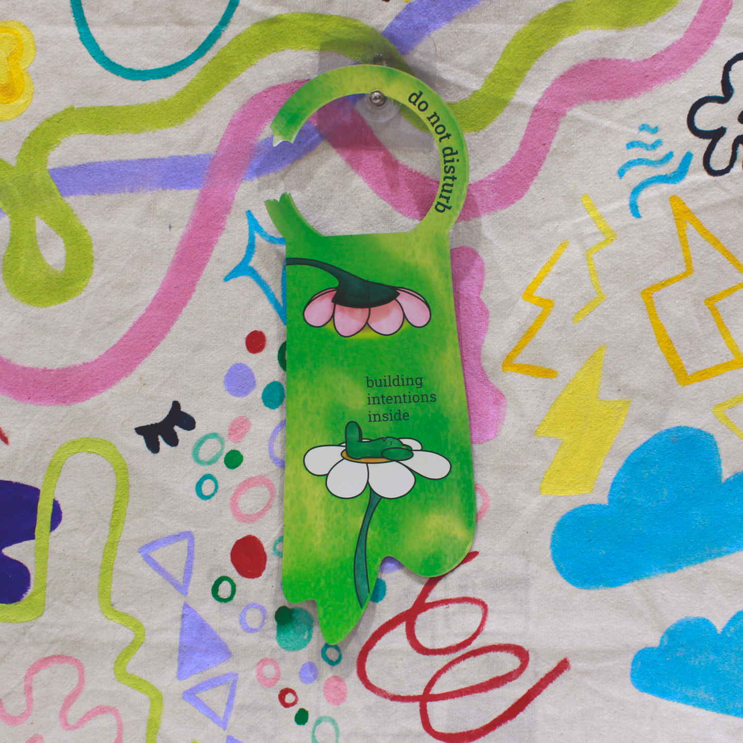creative intentions do not disturb sign