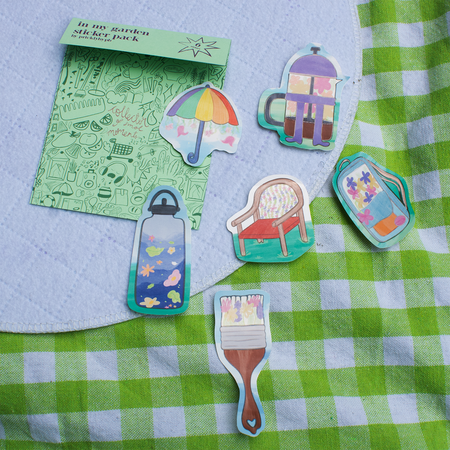 in my garden sticker pack