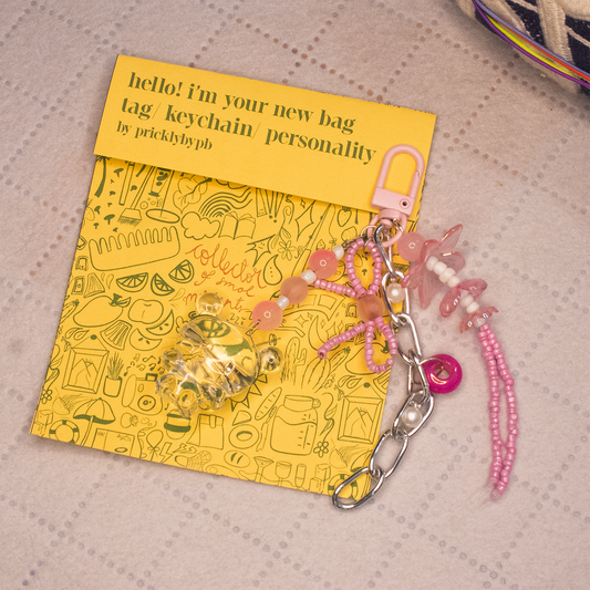 whispy promises key/ bag chain