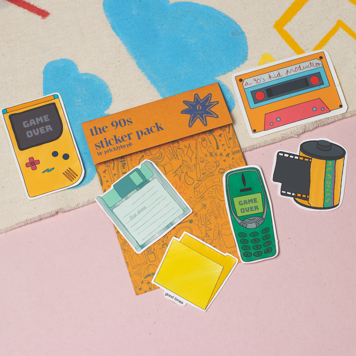 the 90s sticker pack – pricklybypb