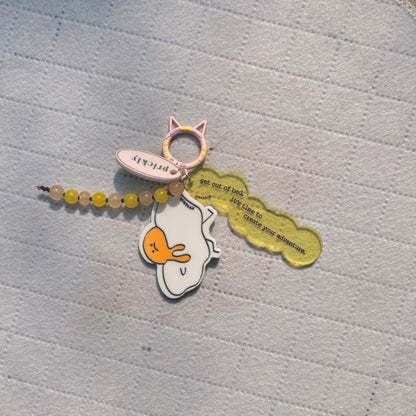 eggstatic key/ bag chain