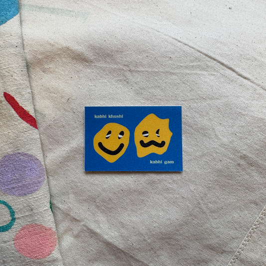 kabhi khushi kabhi gam- matte laminated vinyl sticker