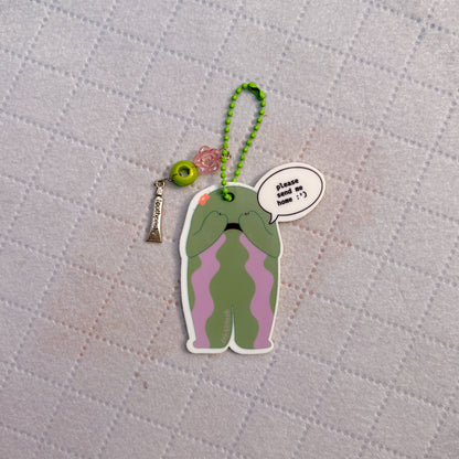 OG prickly ball chain charm