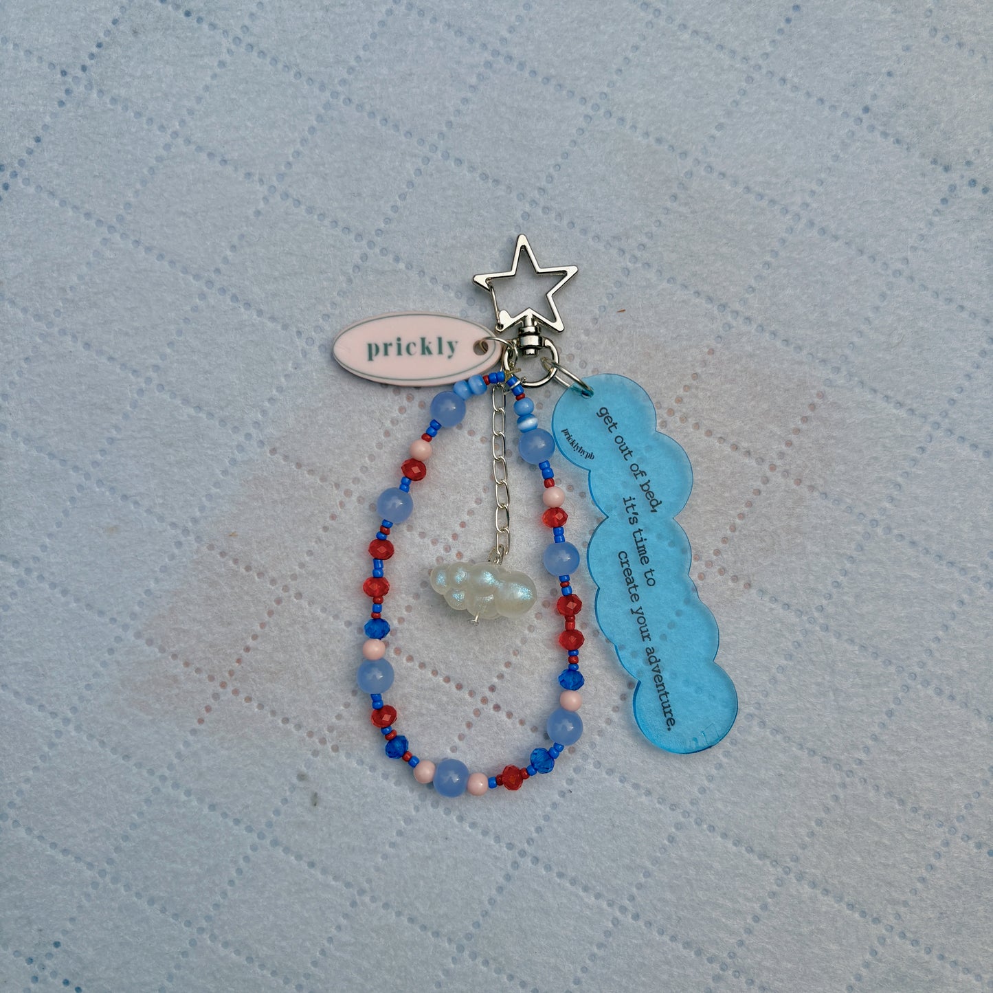 your adventure key/ bag chain