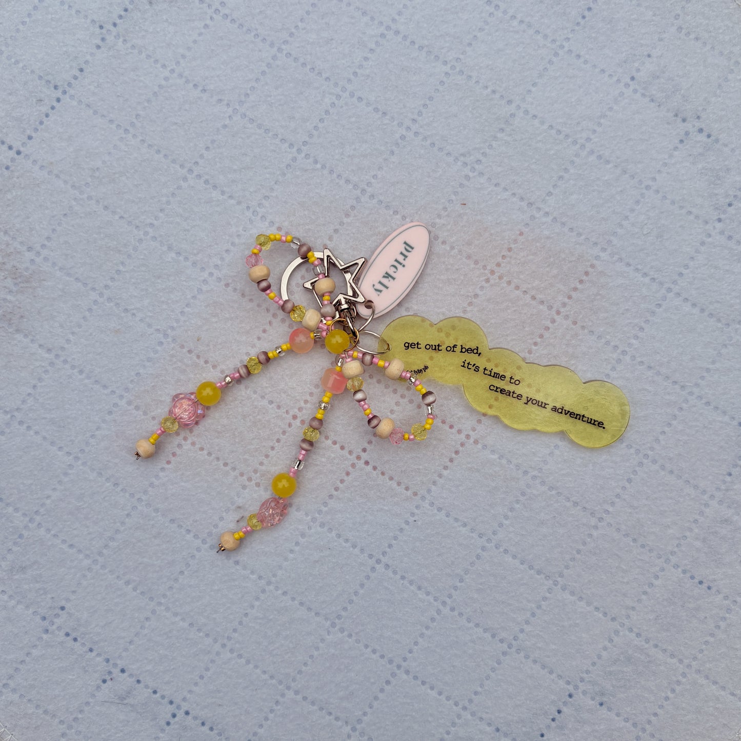 your adventure key/ bag chain