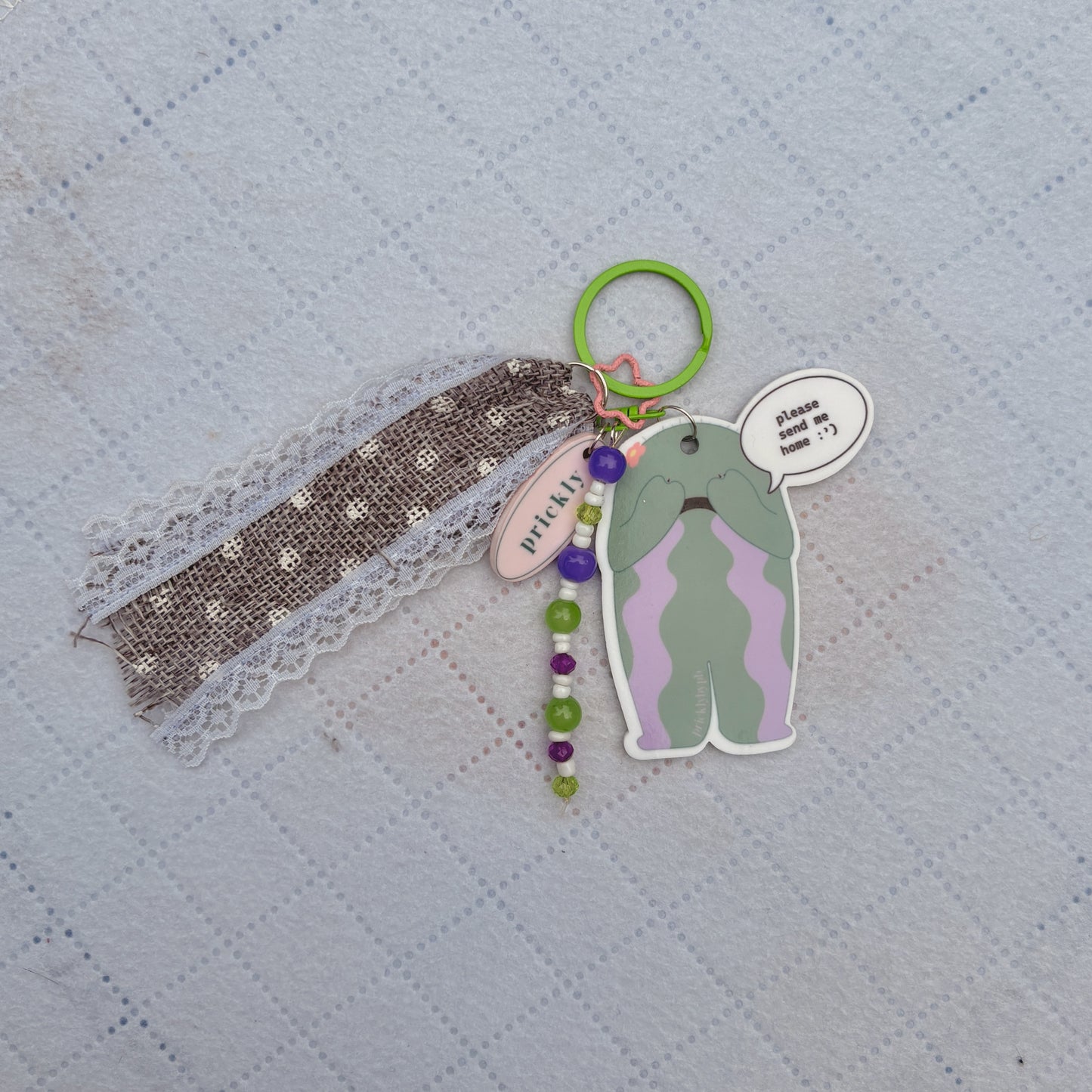 OG prickly keychain