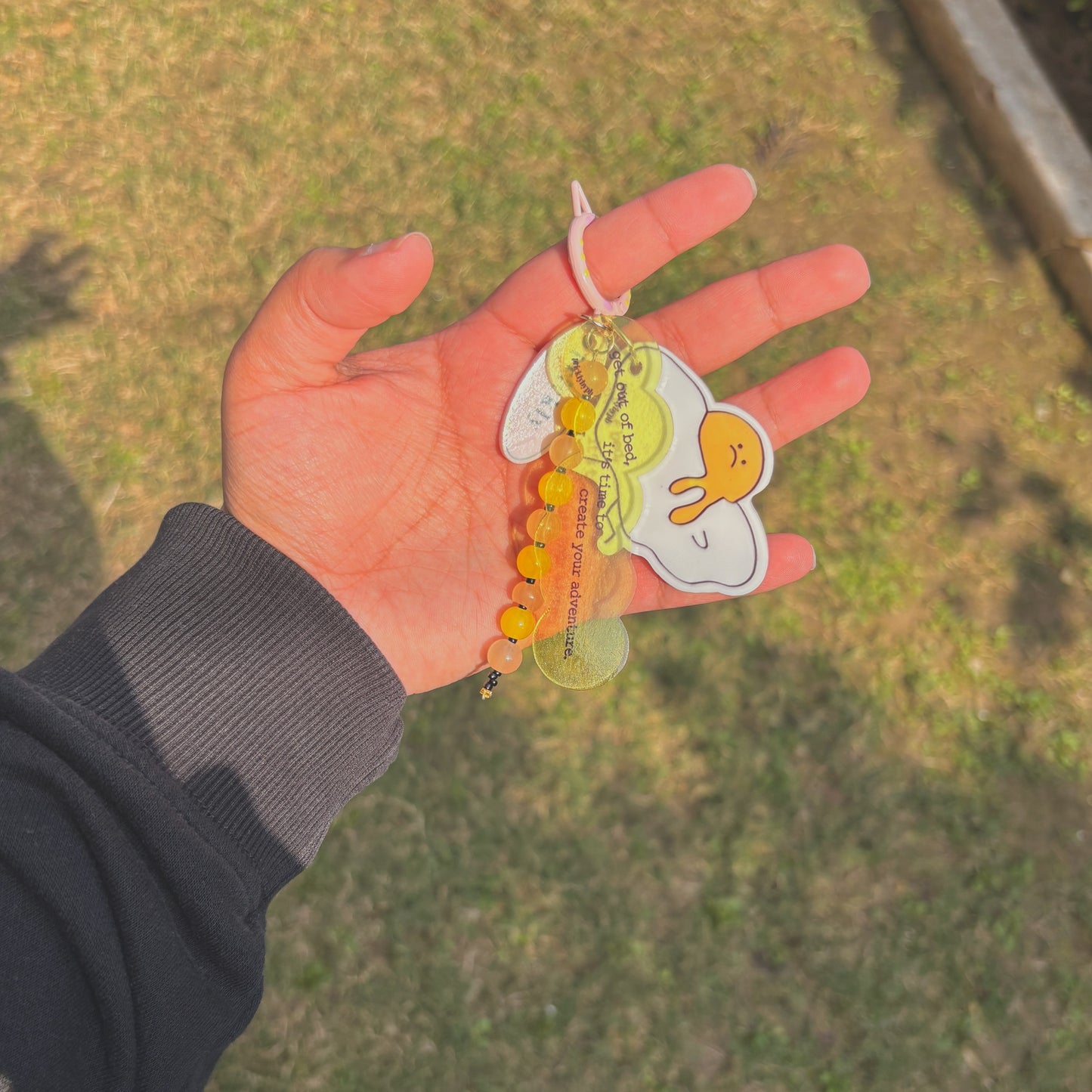 eggstatic key/ bag chain