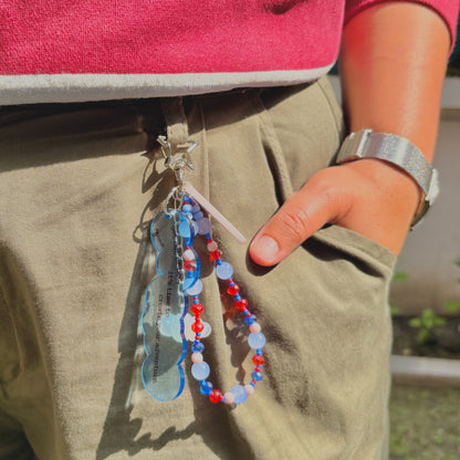 your adventure key/ bag chain