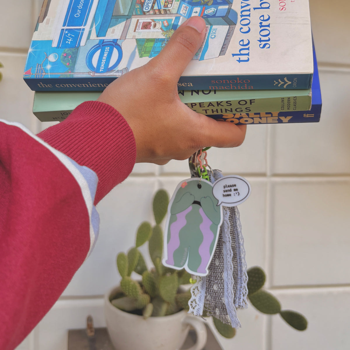 OG prickly keychain – pricklybypb