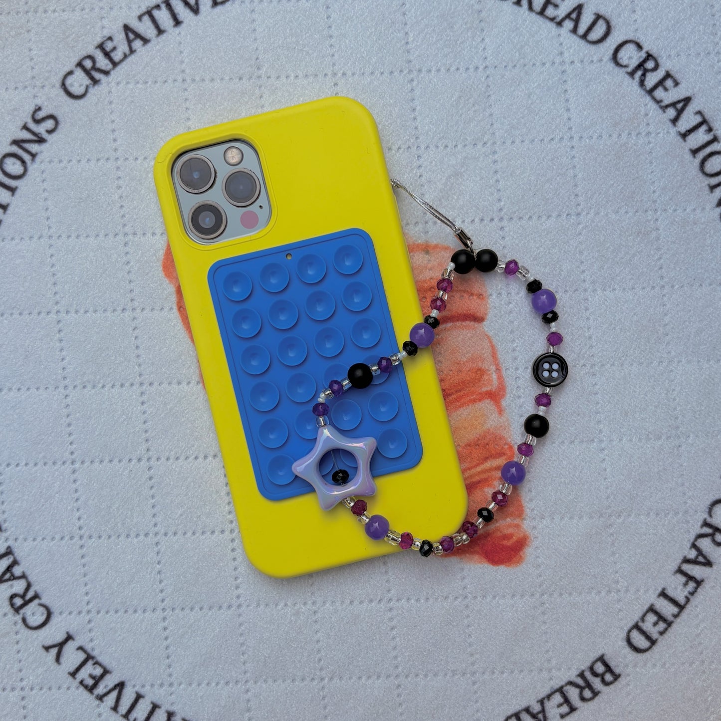 shooting star phone charm