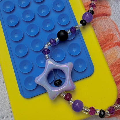 shooting star phone charm