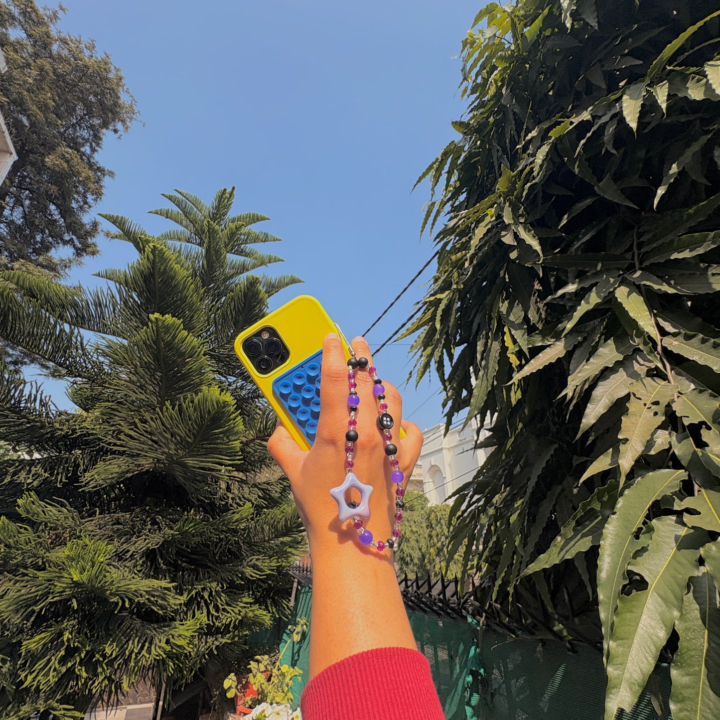 shooting star phone charm