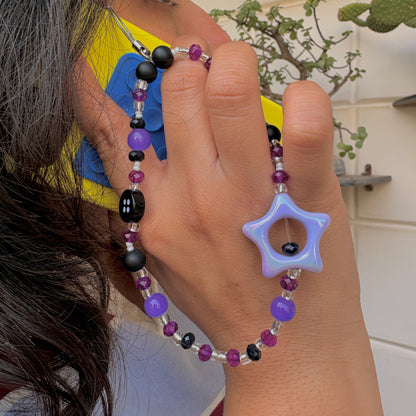 shooting star phone charm