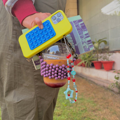 shooting star phone charm