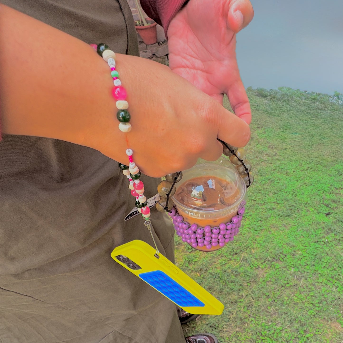 enchanted forest phone charm