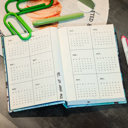 i wonder | 2026 monthly/weekly planner