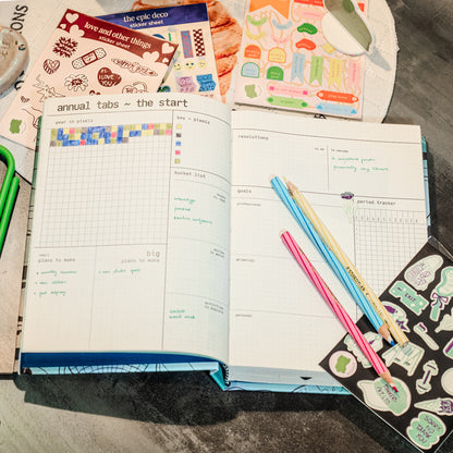 i wonder | 2026 monthly/weekly planner