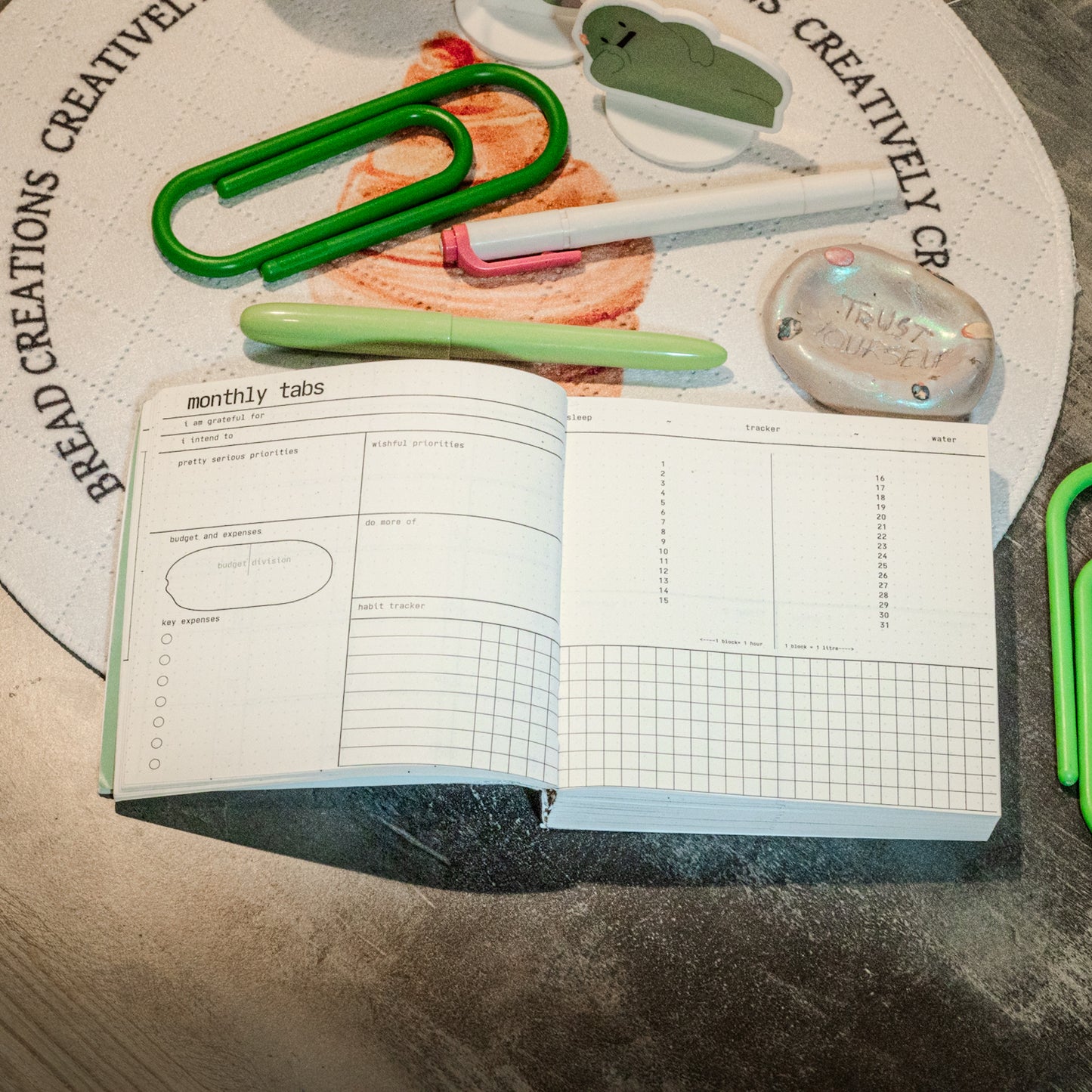 new day, new plot twist | 2026 monthly/weekly planner mini