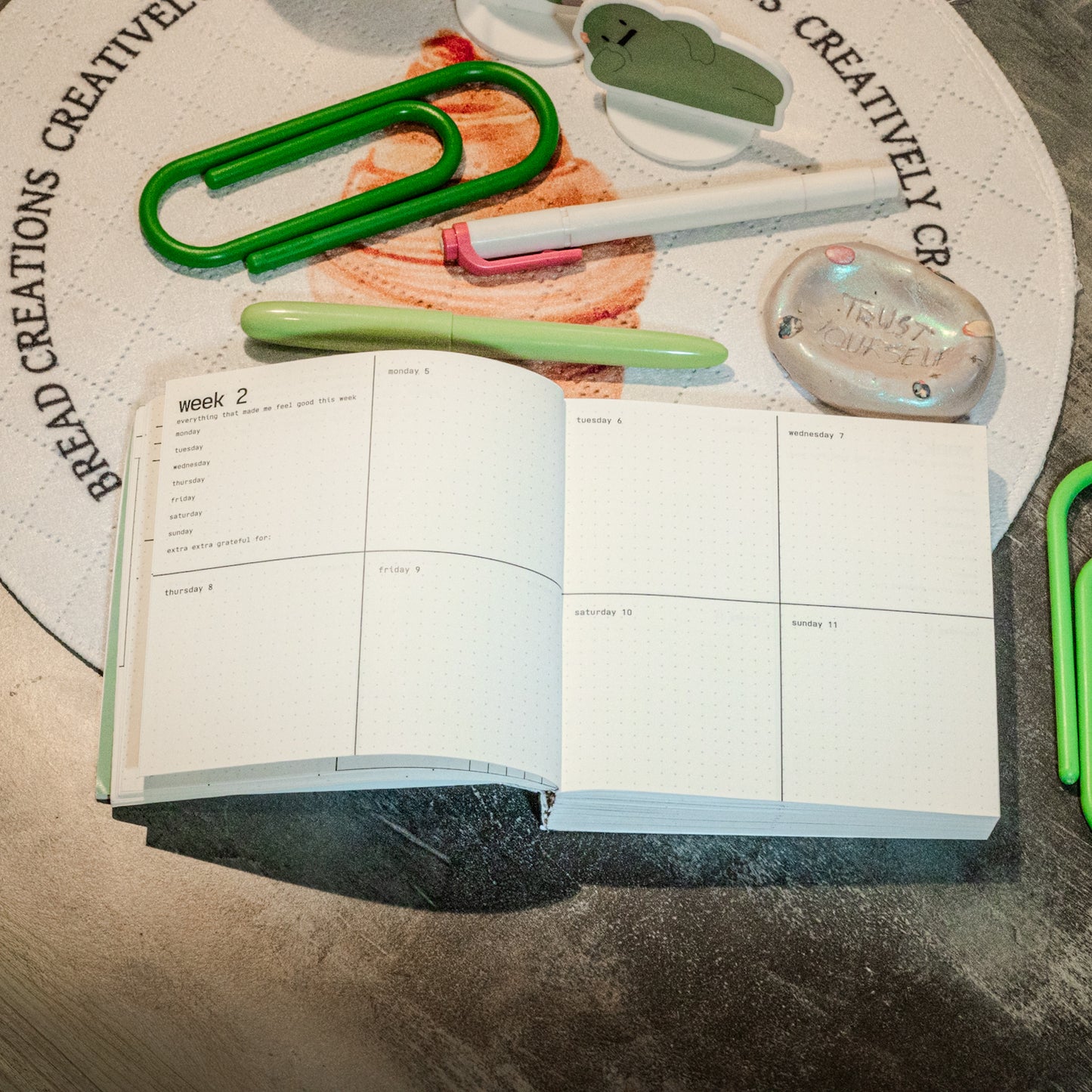 new day, new plot twist | 2026 monthly/weekly planner mini