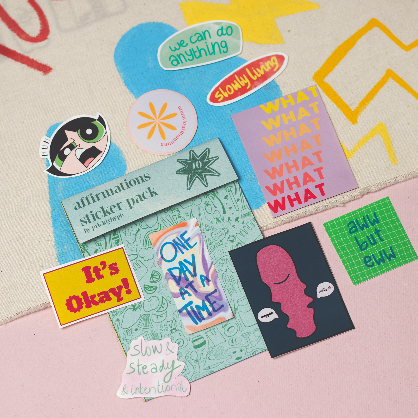 affirmations sticker pack