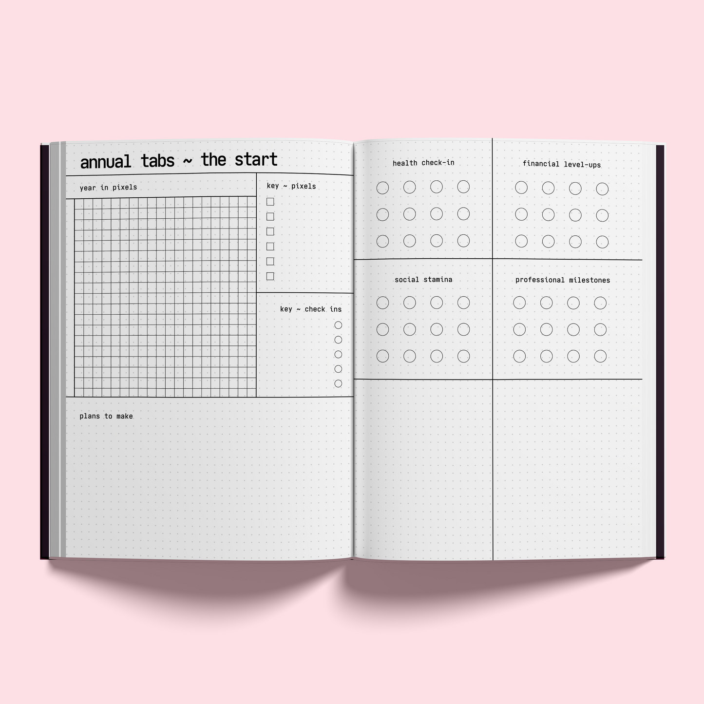 bloom 2025 dated planner