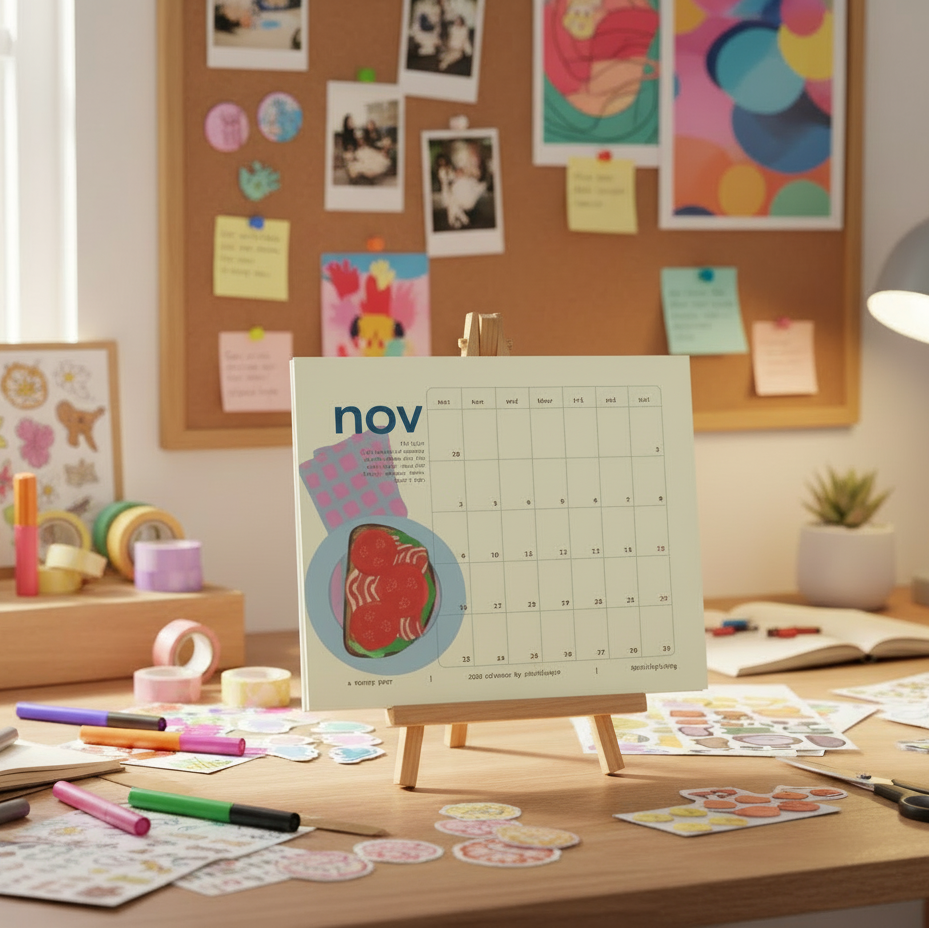 a toasty year | 2026 desk calendar-preorder