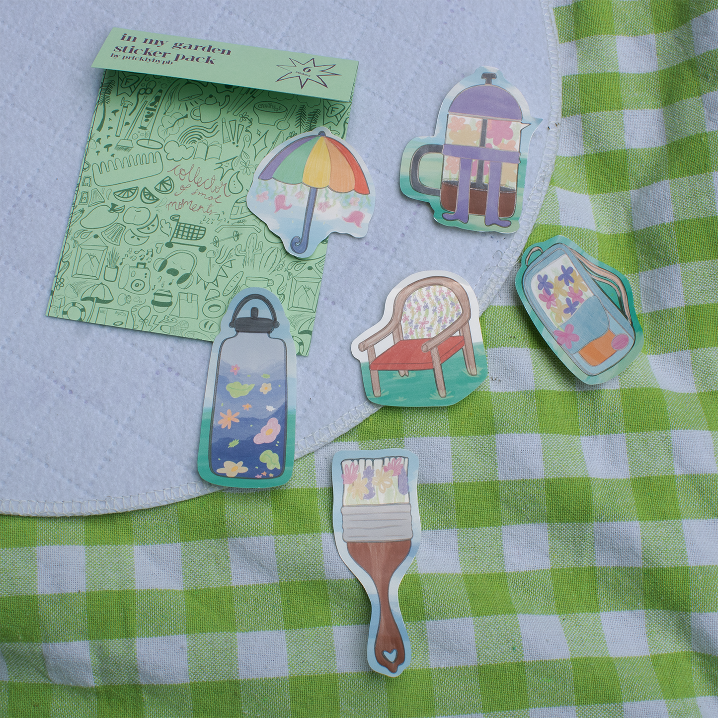 in my garden sticker pack