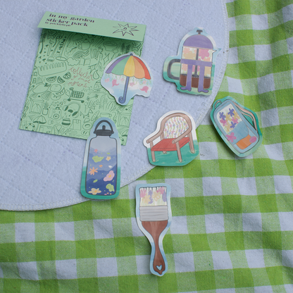in my garden sticker pack