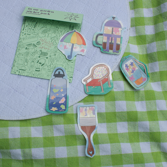in my garden sticker pack
