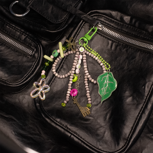 leafy business key/ bag chain
