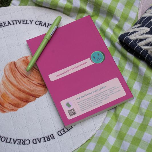 i am moody dot-grid notebook