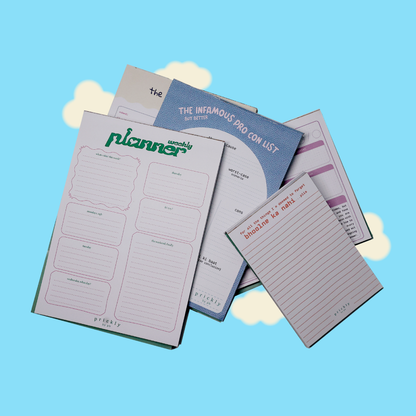 the weekly planner notepad